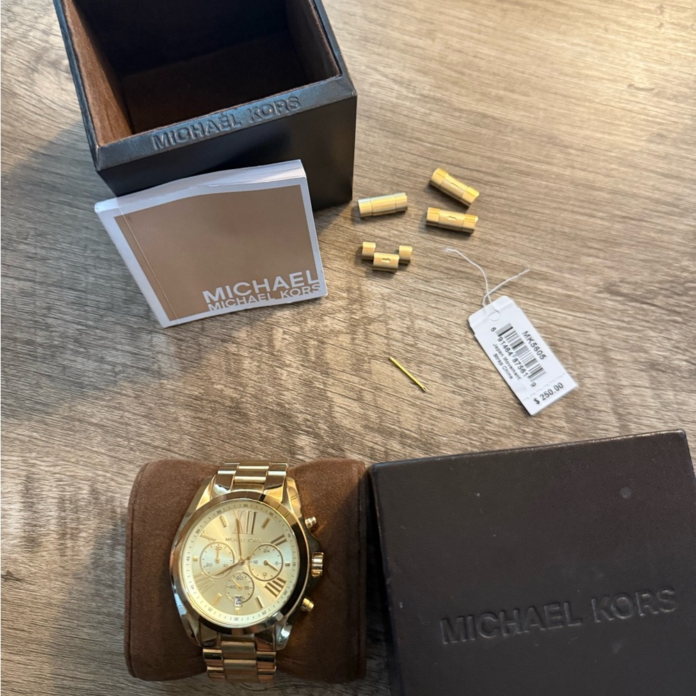 Michael Kors Gold-Tone Bradshaw Watch